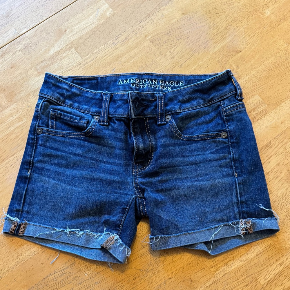 American Eagle Outfitters Blue Jean Shorts Classic Style